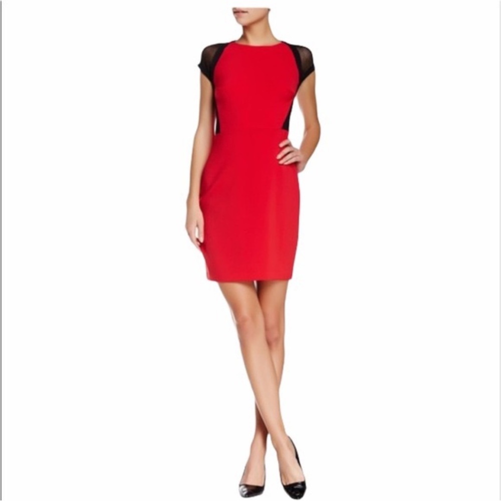 Julia Jordan red dress, size 0, worn once, perfect condition!